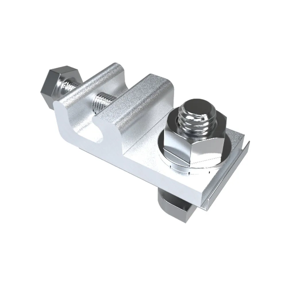 Fast-Rack - ETL Certified Grounding Lug Kit - FR-GNDLUG-C | Circuit Solar Fast-Rack ETL Certified Grounding Lug Kit (FR-GNDLUG-C), a high-quality grounding solution designed to ensure safety and electrical continuity in solar power systems, featuring ETL certification for reliable performance.
