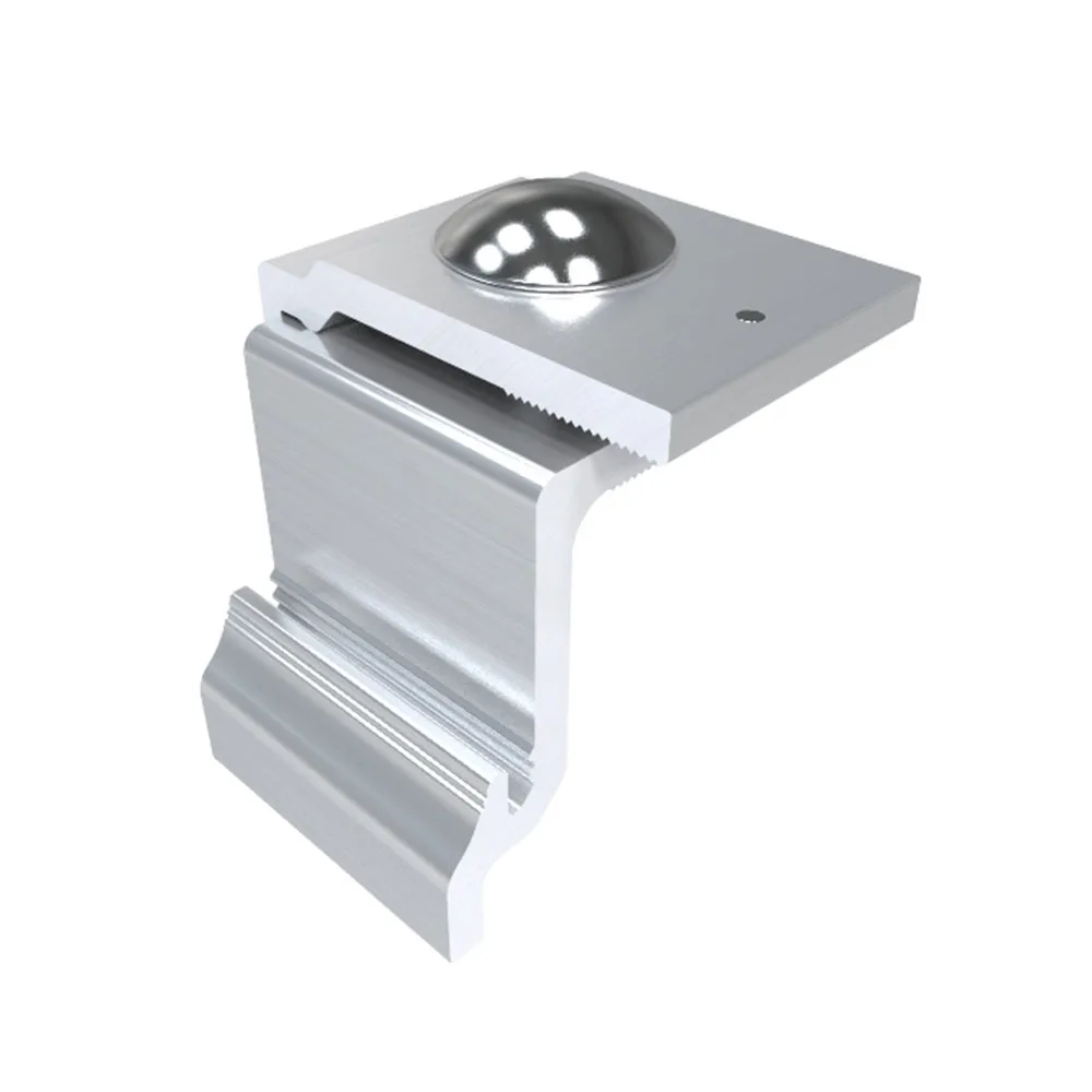 Fast-Rack - Mill Finish Hidden End Clamp - FR-END-HEC | Circuit Solar Fast-Rack Mill Finish Hidden End Clamp, a sleek and durable clamp designed to securely fasten the ends of solar panels to mounting rails, providing a clean and discreet appearance for solar installations.