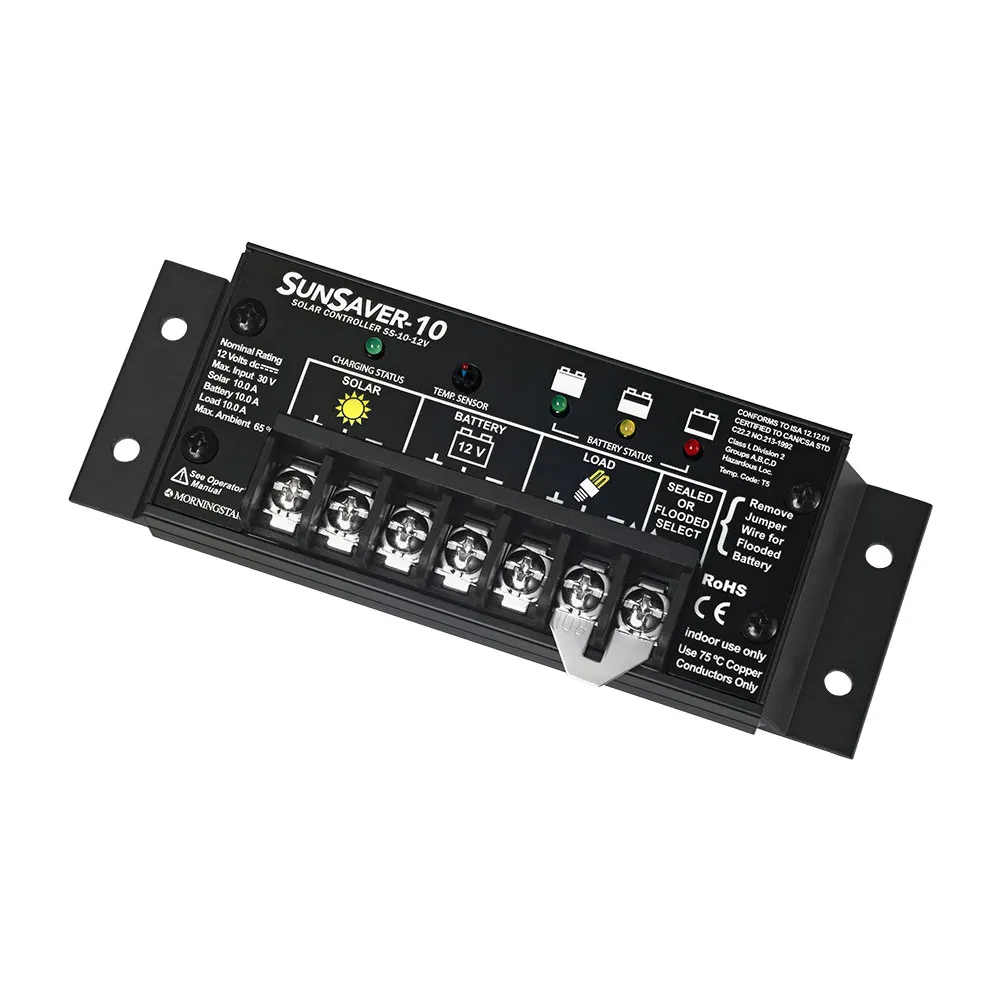 Morningstar - Sun Saver 10 Amp Regulator W/ TC | Circuit Solar