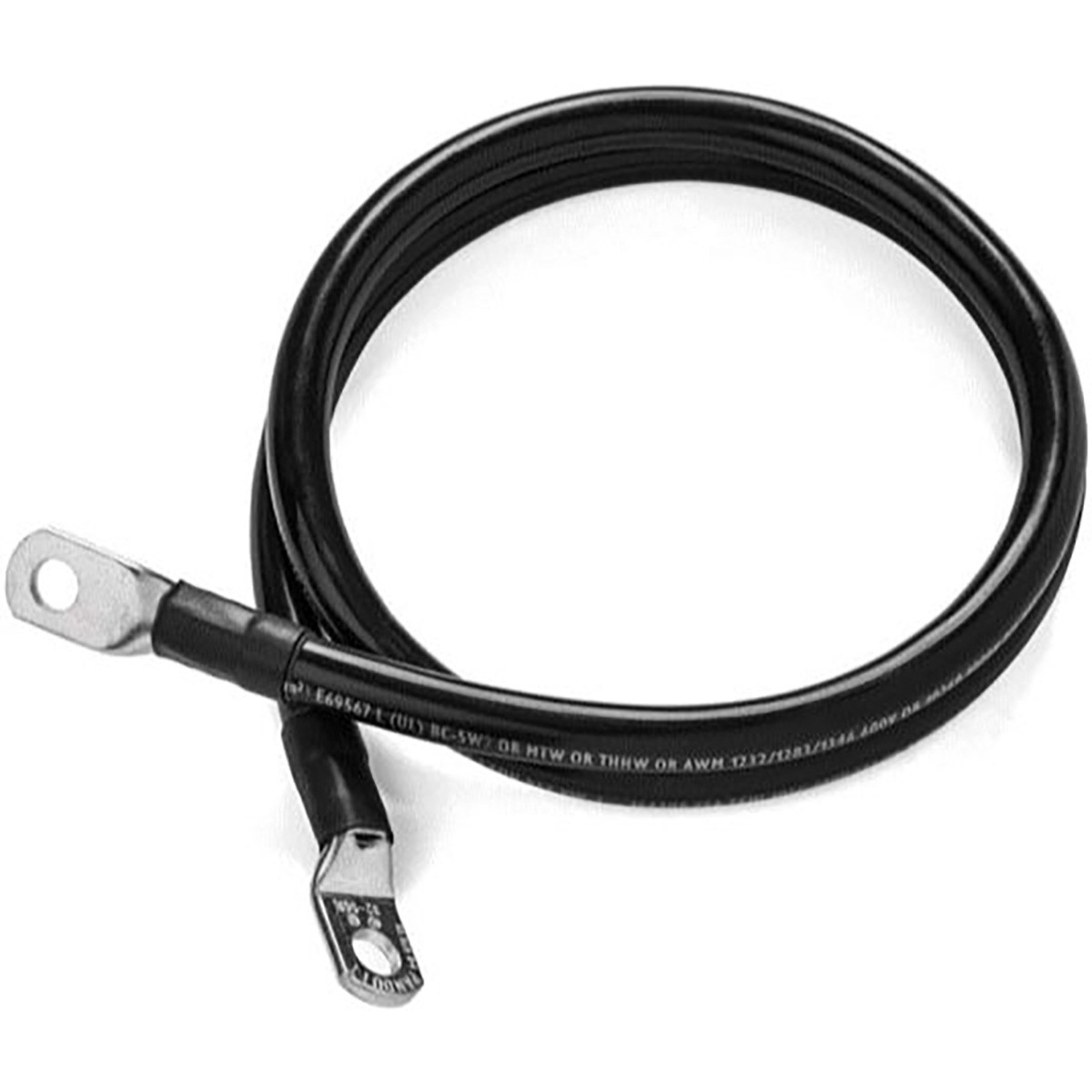 #4 Pre-Made Battery Cables - 12" - BC-4-12 | Circuit Solar