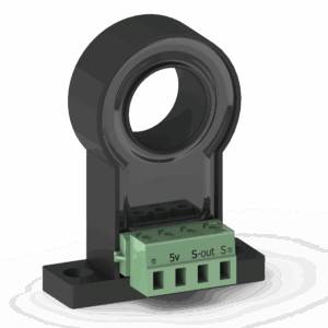 AmpXSensors Non-Invasive 100A Current Sensor Transformer Bi-Directional (AmpX-100), a precise and reliable sensor designed to measure electrical current without direct contact, offering bi-directional monitoring for various applications.