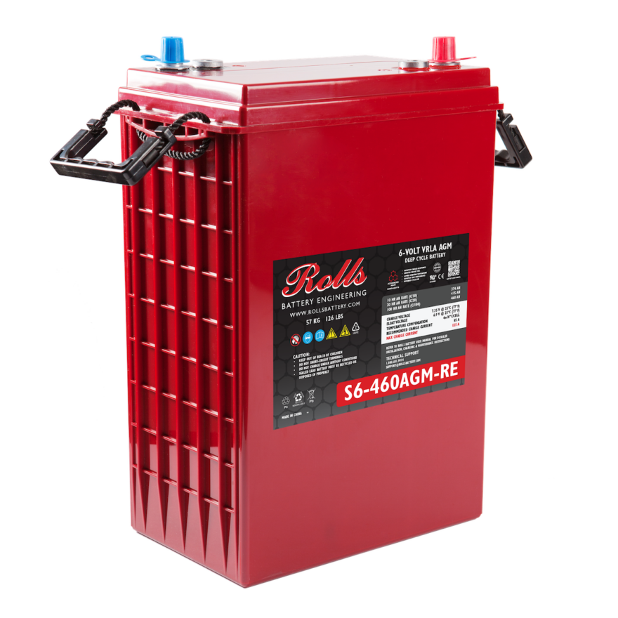 Rolls - 6V 460Ah AGM Battery | Circuit Solar Rolls - 6V 460Ah AGM Battery | Circuit Solar