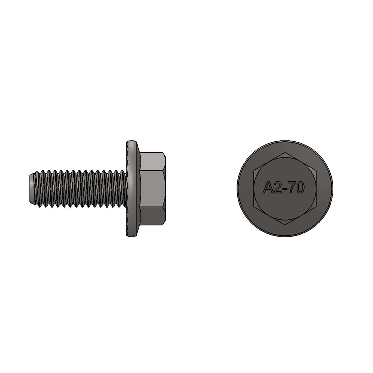 S-5! - M8-1.25 x 17mm Bolt | Circuit Solar S-5! M8 Flange Bolt 16mm, a high-quality and durable bolt designed for securely fastening components in solar power systems and other applications, providing reliable and stable connections.