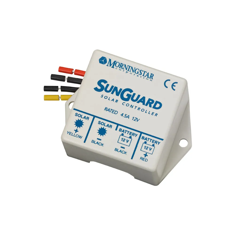 Morningstar - Sunguard 4.5A Charge Controller - SG-4 | Circuit Solar Morningstar SunGuard 4.5A Charge Controller (SG-4), a compact and reliable charge controller designed for small solar power systems, providing efficient battery charging and protection with a 4.5 amp capacity.