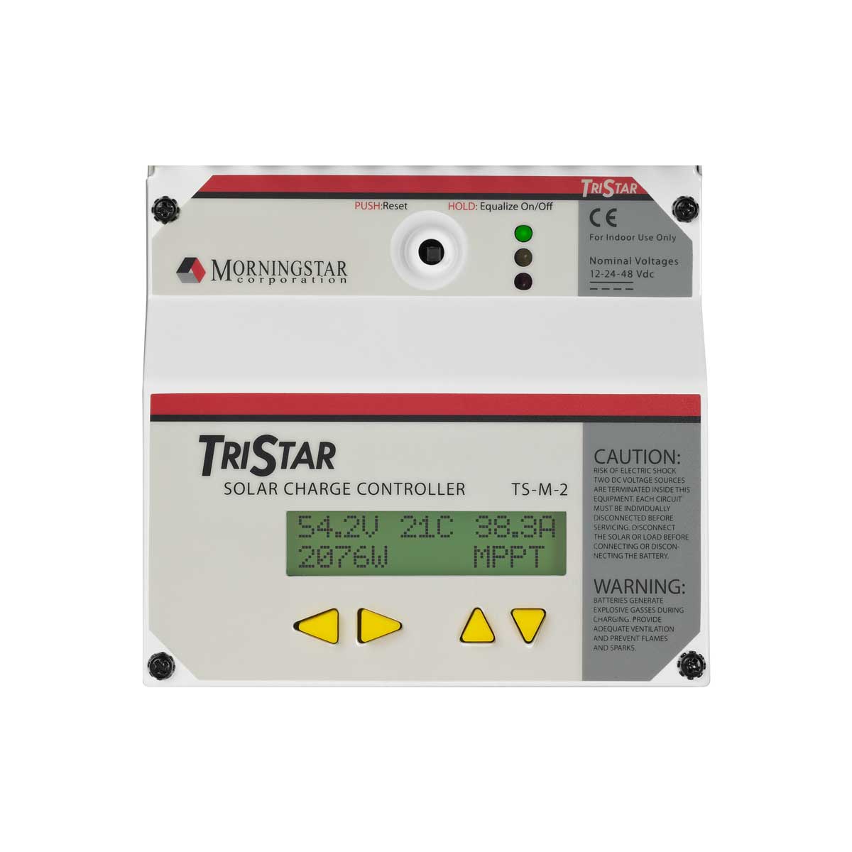MorningStar - TriStar Digital Meter 2 | Circuit Solar Morningstar TriStar Remote Meter 2, a user-friendly device designed to remotely monitor and display performance data from TriStar solar charge controllers, providing easy access to system information and enhanced energy management.