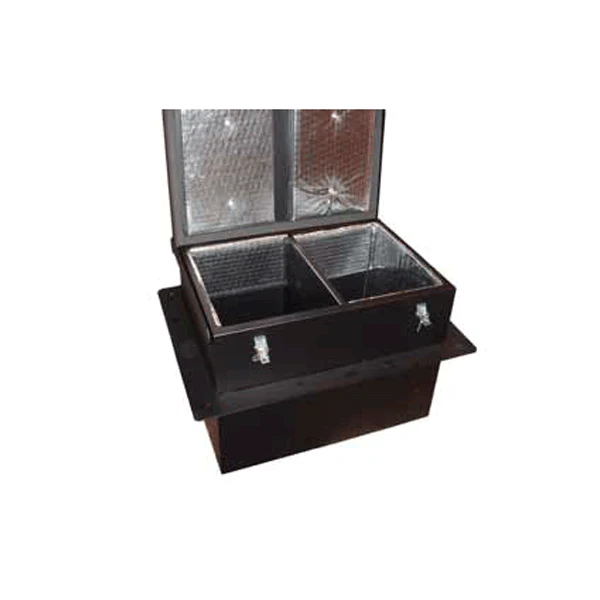 Box for 4 Batteries w/ Insul. 16 x 16 x 24" NEMA4 Thru-Wall Mount | Circuit Solar