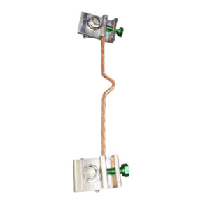 Kinetic Solar - Kinetic Braided Jumper 9" w/ Hardware at both ends - incl K-nut | Circuit Solar