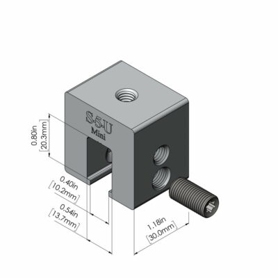 S-5-U™ Mini Clamp | Circuit Solar S-5! U Mini Clamp, a compact and durable clamp designed for securely attaching solar panels and other components to standing seam metal roofs, ensuring stability and ease of installation.