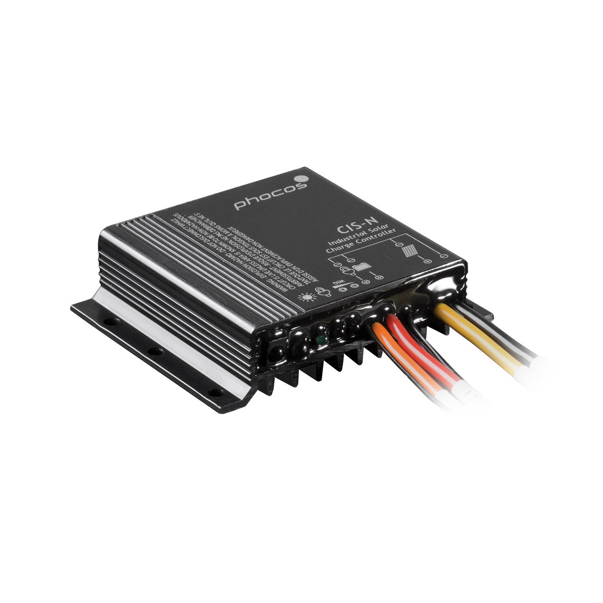 Phocos - 10A 12/24V PWM Solar Charge Controller w/ Lighting Control - C1D2 Rated | Circuit Solar Phocos CIS-N-10-1.1, C1D2, 12/24V, 10A, PWM Charge Controller, a durable and efficient charge controller designed for solar energy systems, featuring pulse width modulation (PWM) technology for reliable battery charging and C1D2 certification for use in hazardous locations.