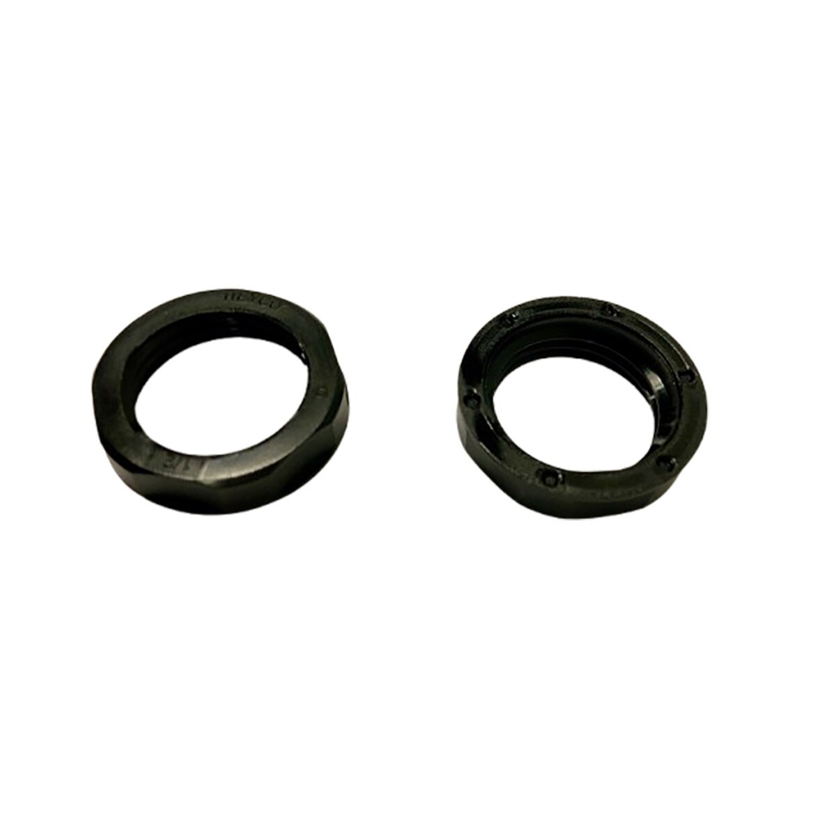 Heyco - Nylon Locknut, 1/2” NPT, Black | Circuit Solar