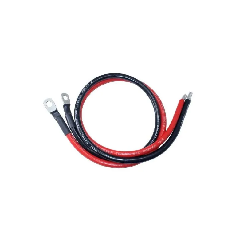 #4 Ten Foot Inverter Cable Pair - IC-4-10 | Circuit Solar