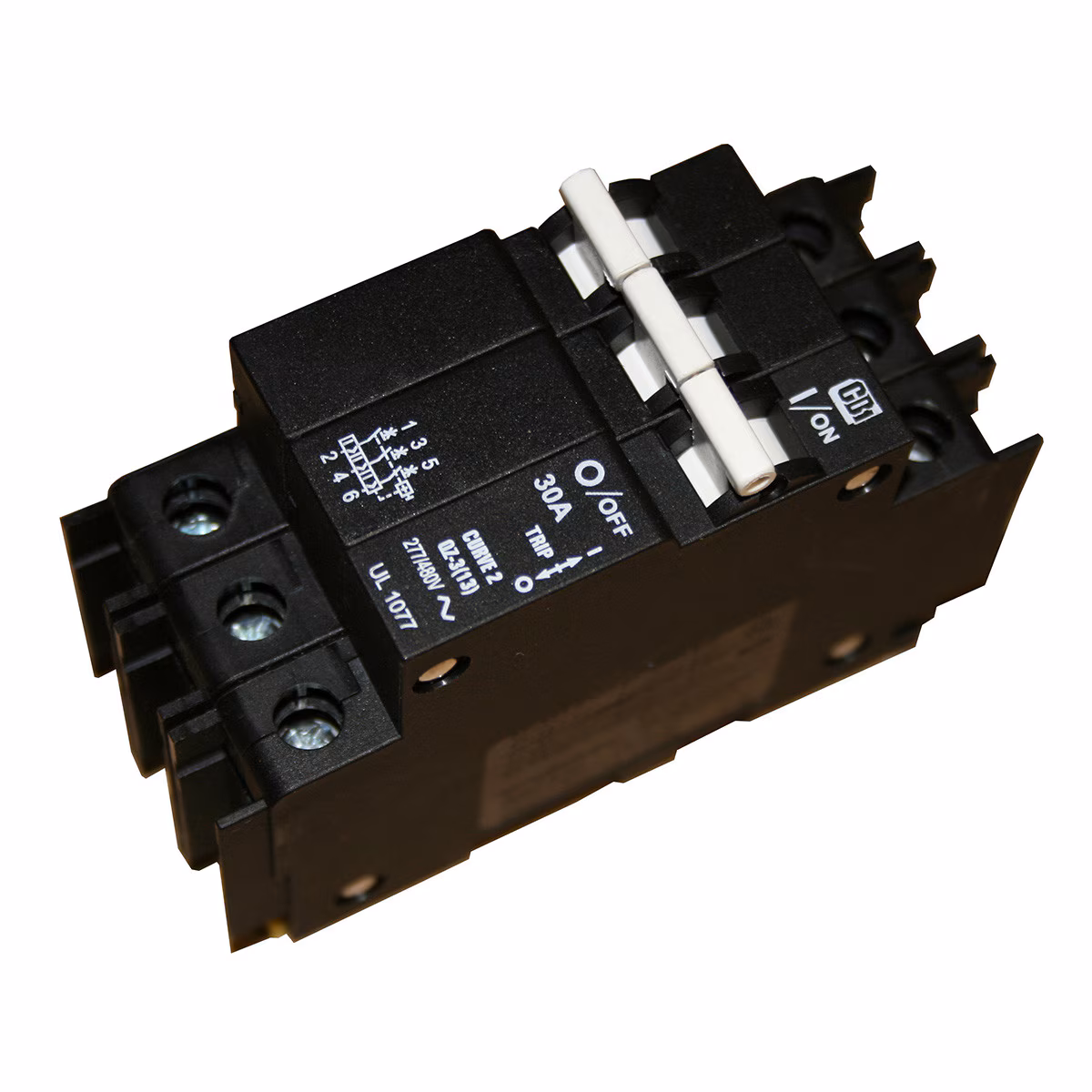 MidNite Solar - 30A 3-Pole 277VAC DIN-Mount Breaker | Circuit Solar