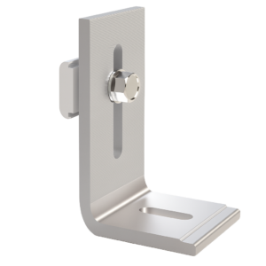 Kinetic Solar - 3" L-Bracket Kit with 3/8" Holes incl. K-Nut | Circuit Solar